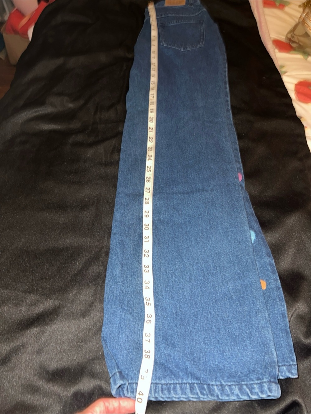 Girls sz 16 nwt Lisa Frank straight leg jeans - Picture 6 of 11